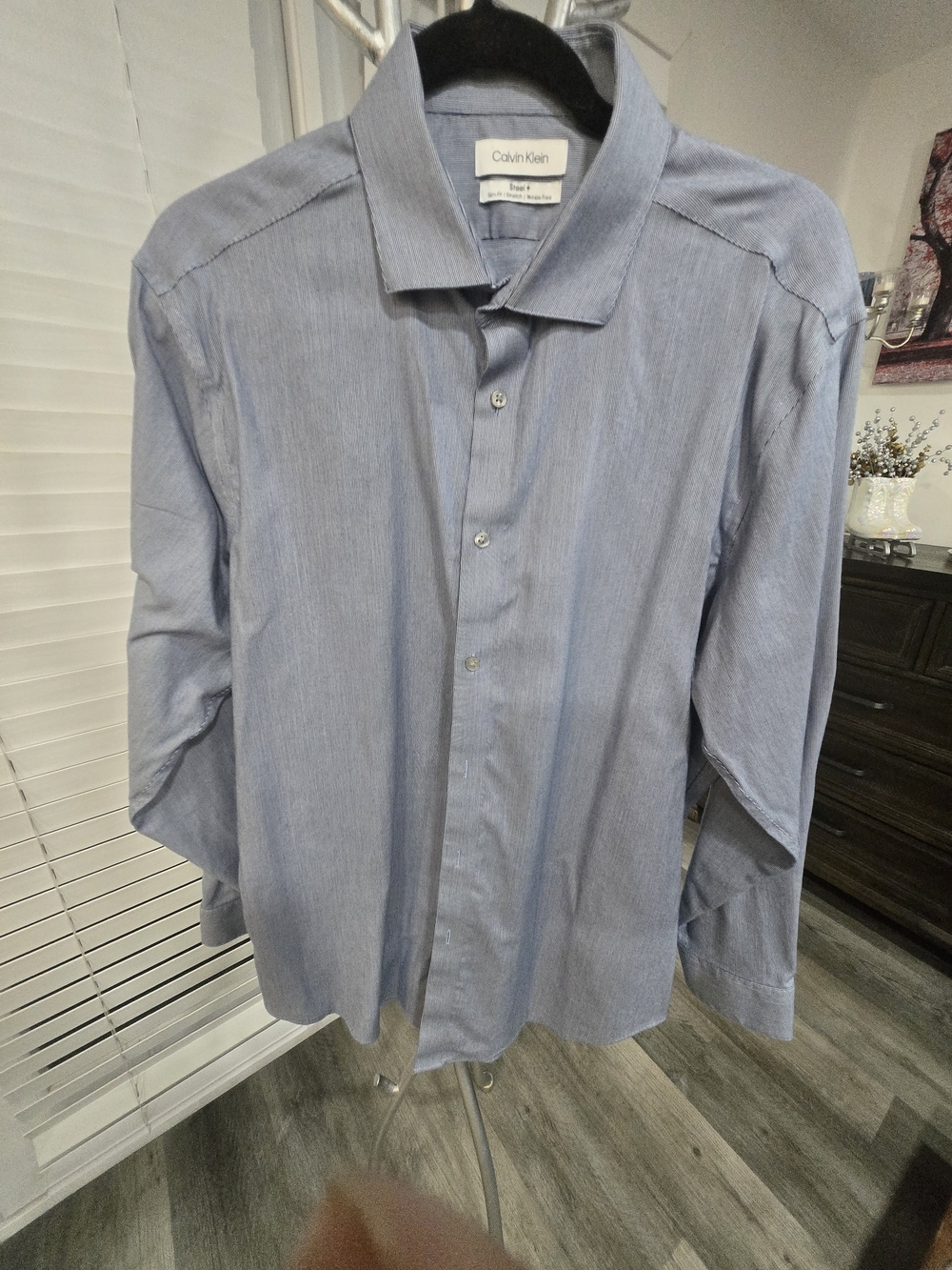 Calvin Klein Men's Sky Blue Dress Shirt
